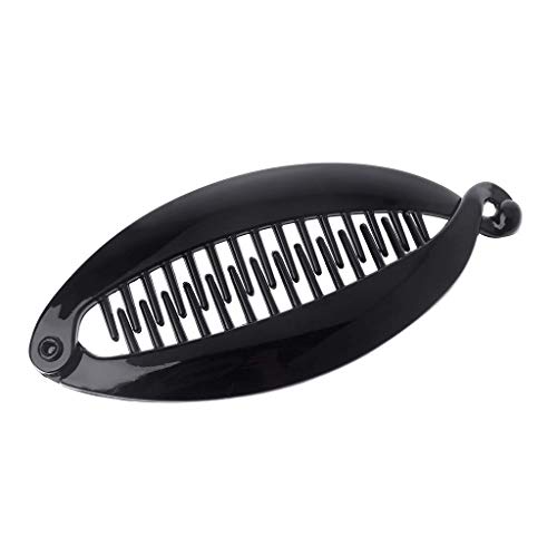 U-K Fish Shape Hair Claw Clips - Banana Clips Barrettes Hairpins for Women | Black Hair Accessories | High Quality & Creative Design | Perfect for Beach, Party & Everyday Use