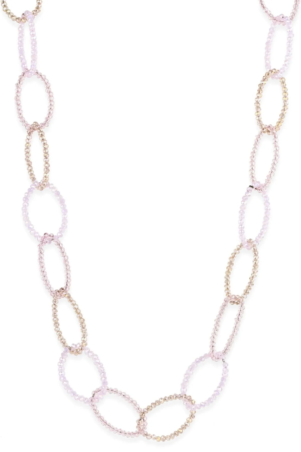 Elegant Sampark Oval Linked Collar Necklace for Women - Sterling Silver Choker Jewelry for Party, Wedding & Evening Wear
