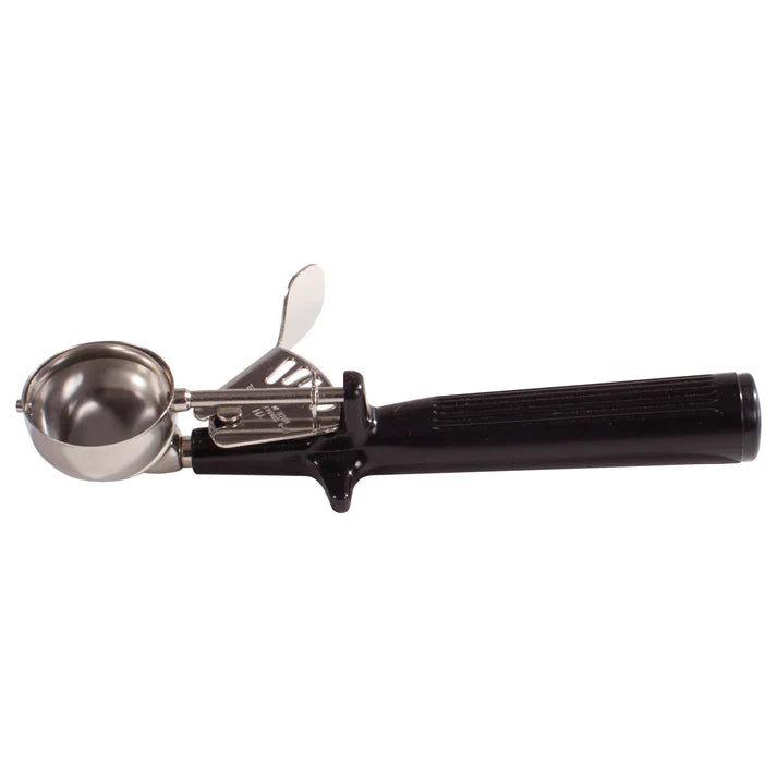 Winco 1 Oz Deluxe Disher #30 with Black Handle - Premium Stainless Steel Cookie Scoop for Baking, Ice Cream, Cupcakes & Portion Control - ICOP 30