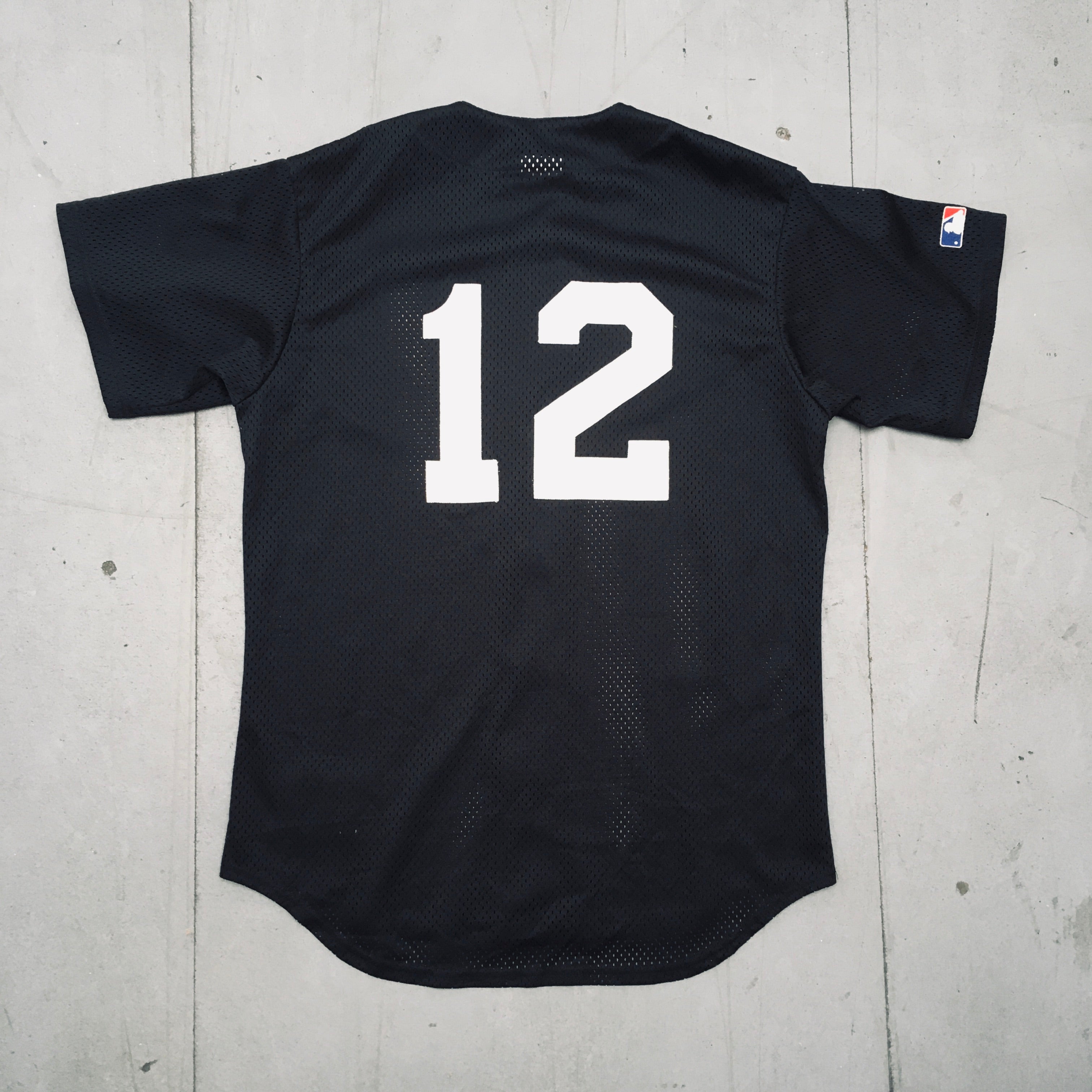 Pittsburgh Pirates 2000s No.12 Black Majestic Baseball Jersey - Size S/M - Authentic MLB Fan Apparel for Games & Collectors