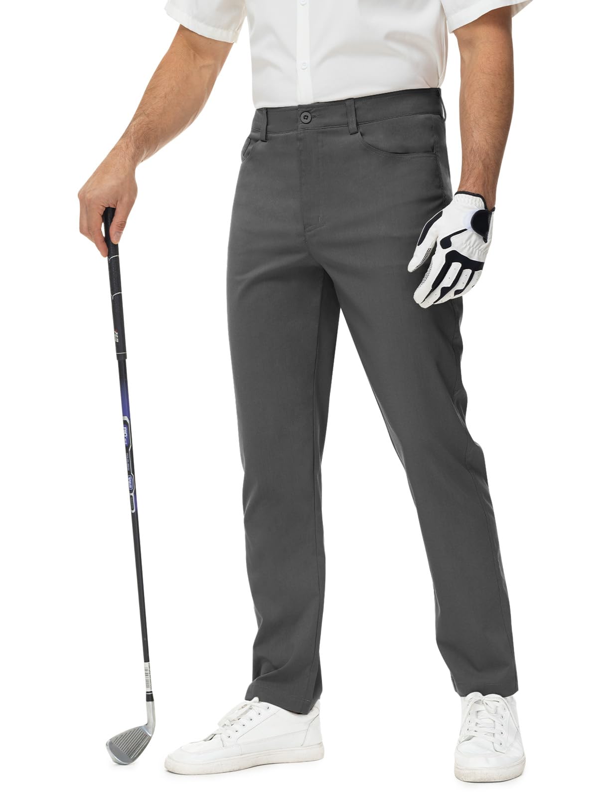 Rdruko Men's Golf Pants - Stretch Comfort Lightweight Quick Dry Dress Slacks for Business Casual & Work | Perfect for Golfing, Office Wear & Outdoor Activities