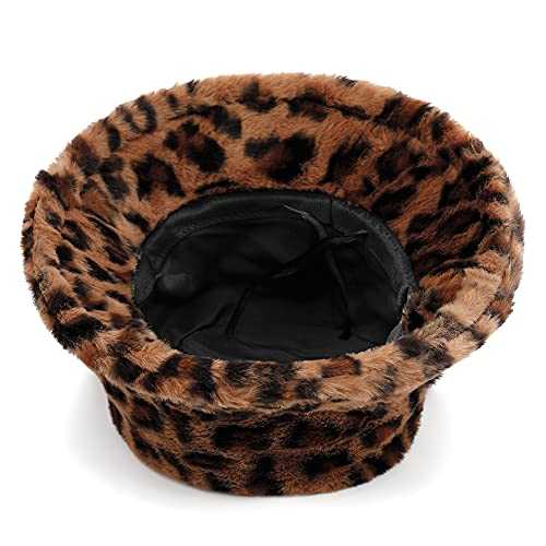 Stylish Furry Bucket Hat for Women & Men - Trendy Winter Fashion Accessory - Perfect for Outdoor Activities, Music Festivals & Streetwear