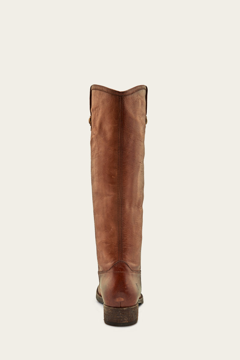 Melissa Button Lug Tall Boots - Vintage & Pre-Loved Women's Ankle Boots for Casual Outfits & Fall Fashion