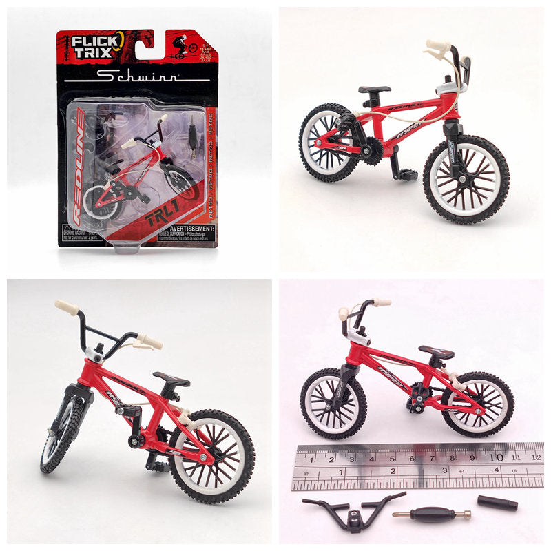 Premium Finger Bike FLICK TRIX Mini BMX Diecast Model Toy - Collectible Miniature Bicycle for Kids & Adults - Perfect for Office Desk Decor, Stress Relief, and Gift Giving
