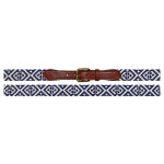 Premium Navy Blue Leather Belt for Men - Scarsdale Genuine Leather Dress Belt - Perfect for Office, Business, and Formal Occasions