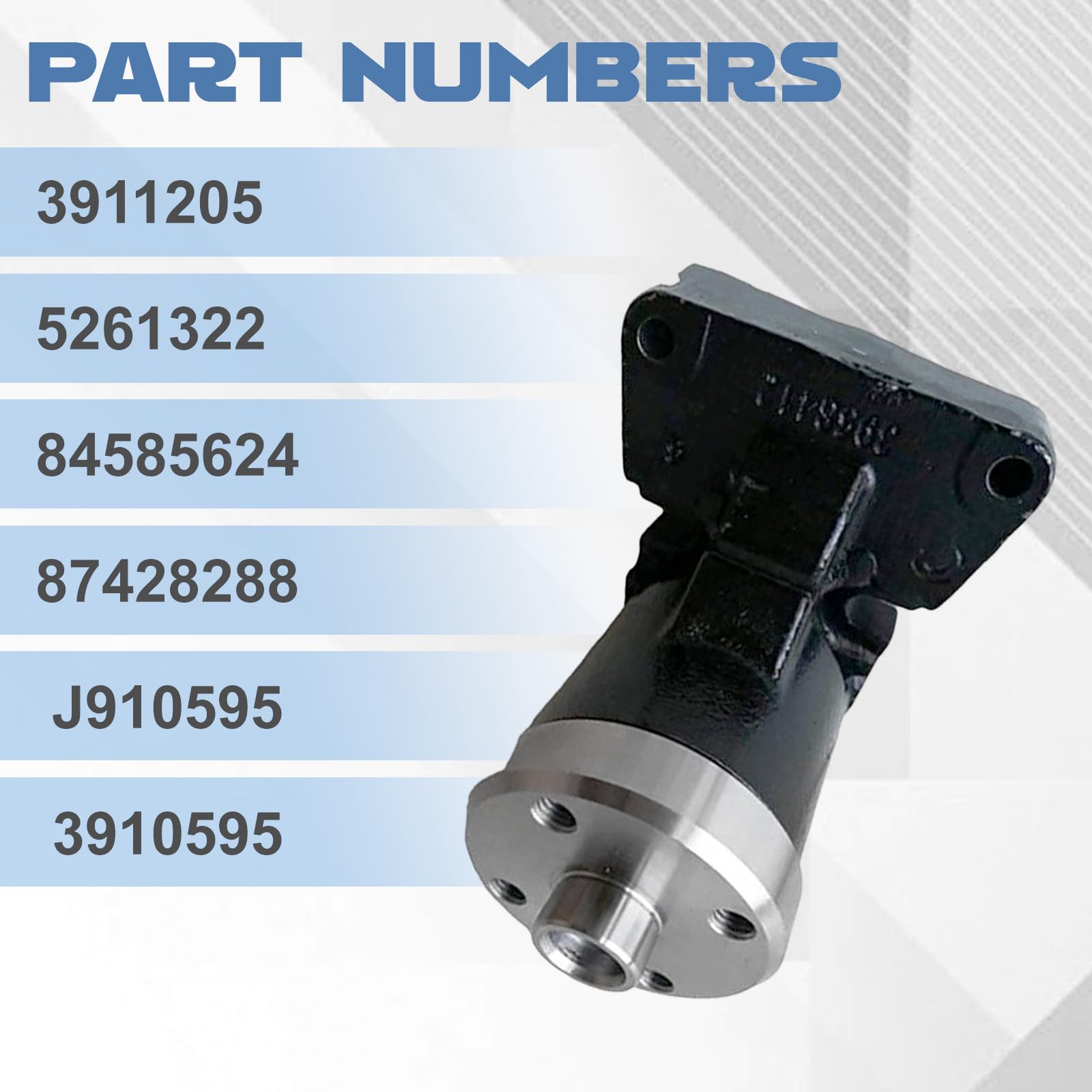 Fan Support 3911205 for Cummins G3.9 ISF2.8 B4.5S Engine - Compatible with 6BT, ISB, QSB, QSB5.9, QSB6.7 - Replaces 5261322, 84585624, 87428288, J910595, 3910595 - Perfect for Engine Repair & Maintenance