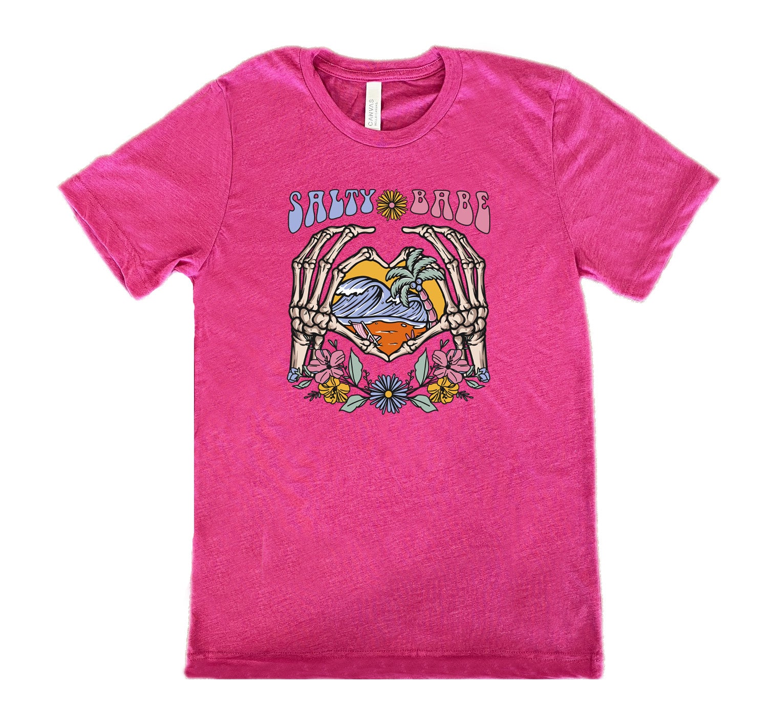 Salty Babe Graphic T-Shirt for Men & Women | Unisex Casual Cotton Tee for Beach, Festival, and Everyday Wear