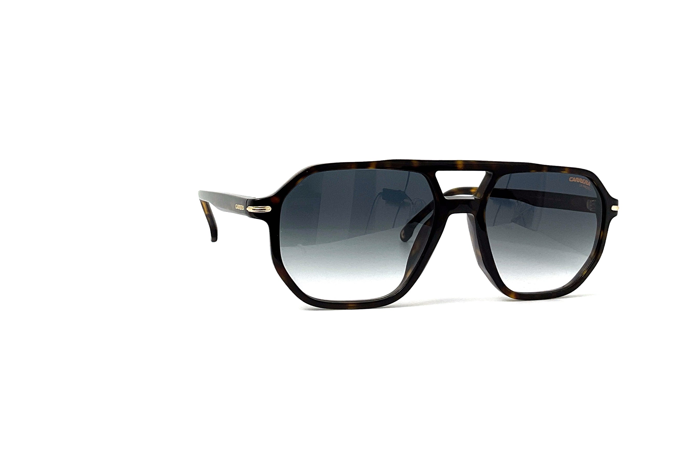 Carrera 341/S Black Gold Sunglasses - Polarized UV Protection for Men & Women - Perfect for Driving, Running, and Outdoor Activities