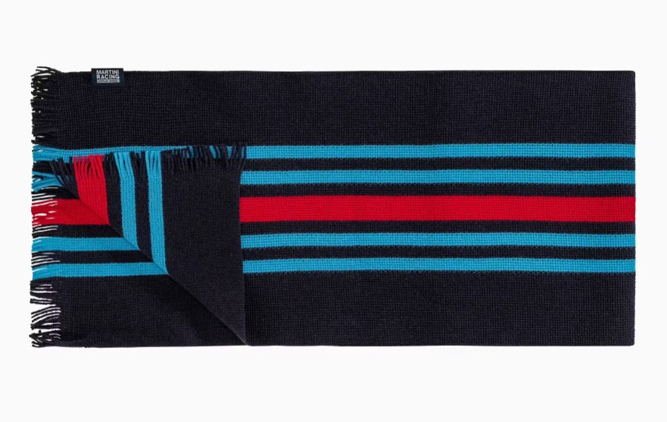 Porsche Martini Racing Scarf - Premium Unisex Fashion Accessory for Men & Women - Perfect for Racing Enthusiasts, Car Shows, and Winter Style