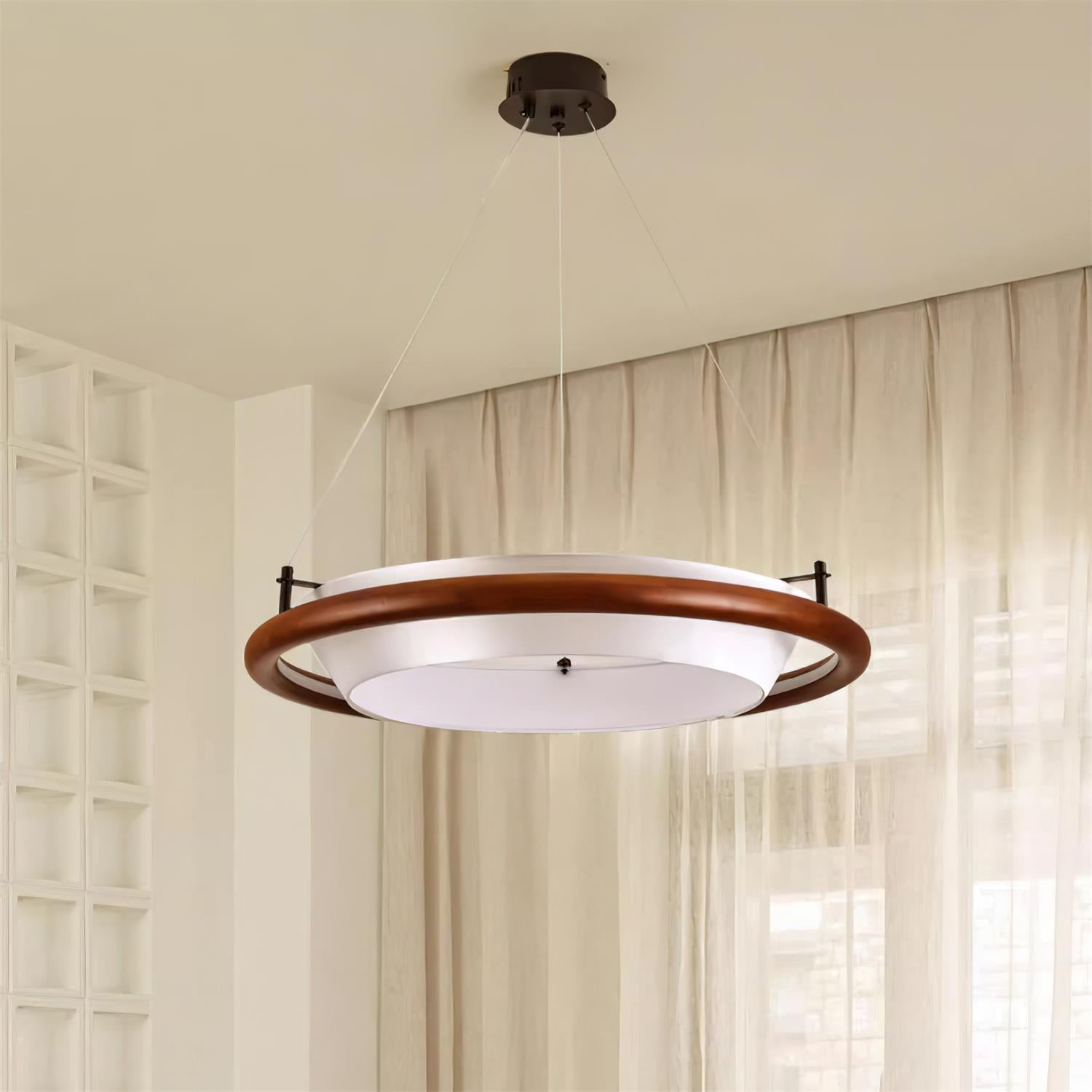 Lustra Breno Modern Crystal Chandelier - Elegant Ceiling Light Fixture for Dining Room, Living Room, and Bedroom Decor