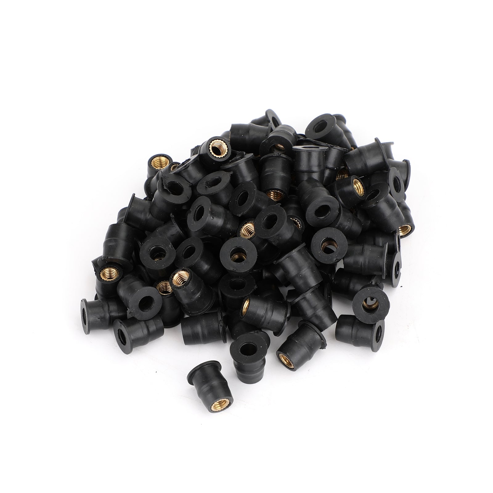 100-Pack M5 Rubber Well Nuts (5mm x 3/8
