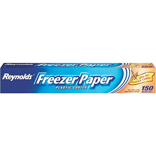 Reynolds Wrap Freezer Paper 18 Inch - 75 Sq Ft (12 Pack) - Heavy Duty Waxed Freezer Paper for Meat Wrapping, Crafts & Food Storage | Ideal for Butcher Paper, BBQ Smoking & Freezer Storage