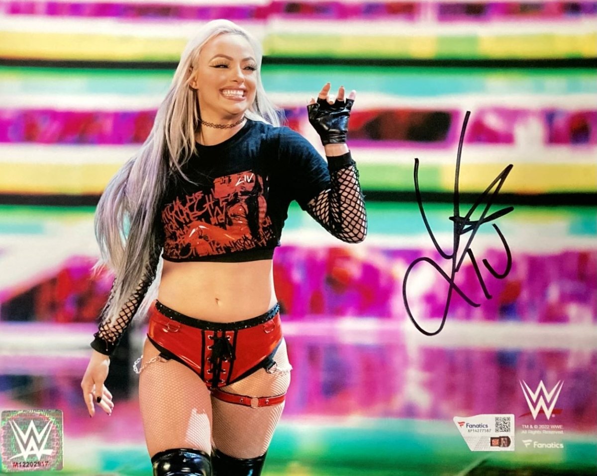 Liv Morgan Autographed 8x10 WWE Photo - Signed Smile Wrestling Memorabilia - Perfect for WWE Fans, Collectors & Home Decor