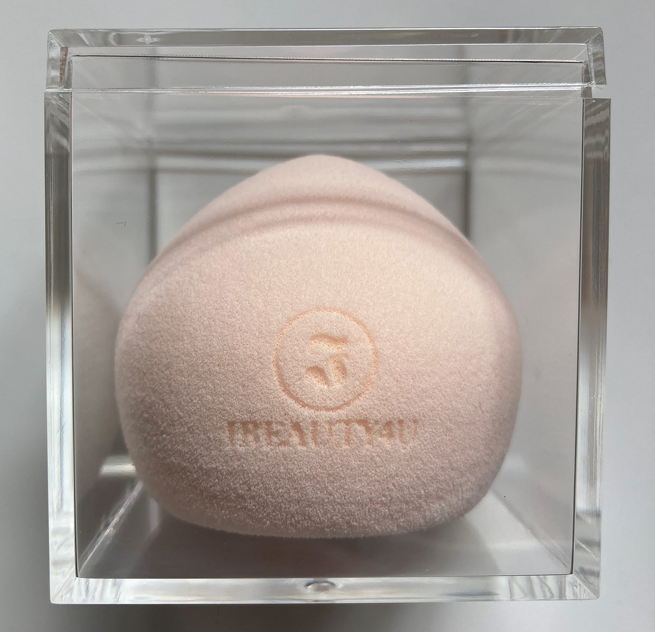 IBEAUTY4U Latex-Free Soft Marshmallow Pink Makeup Sponge - Foundation Blender & Beauty Blender for Flawless Makeup Application - Perfect for Liquid, Cream & Powder Cosmetics