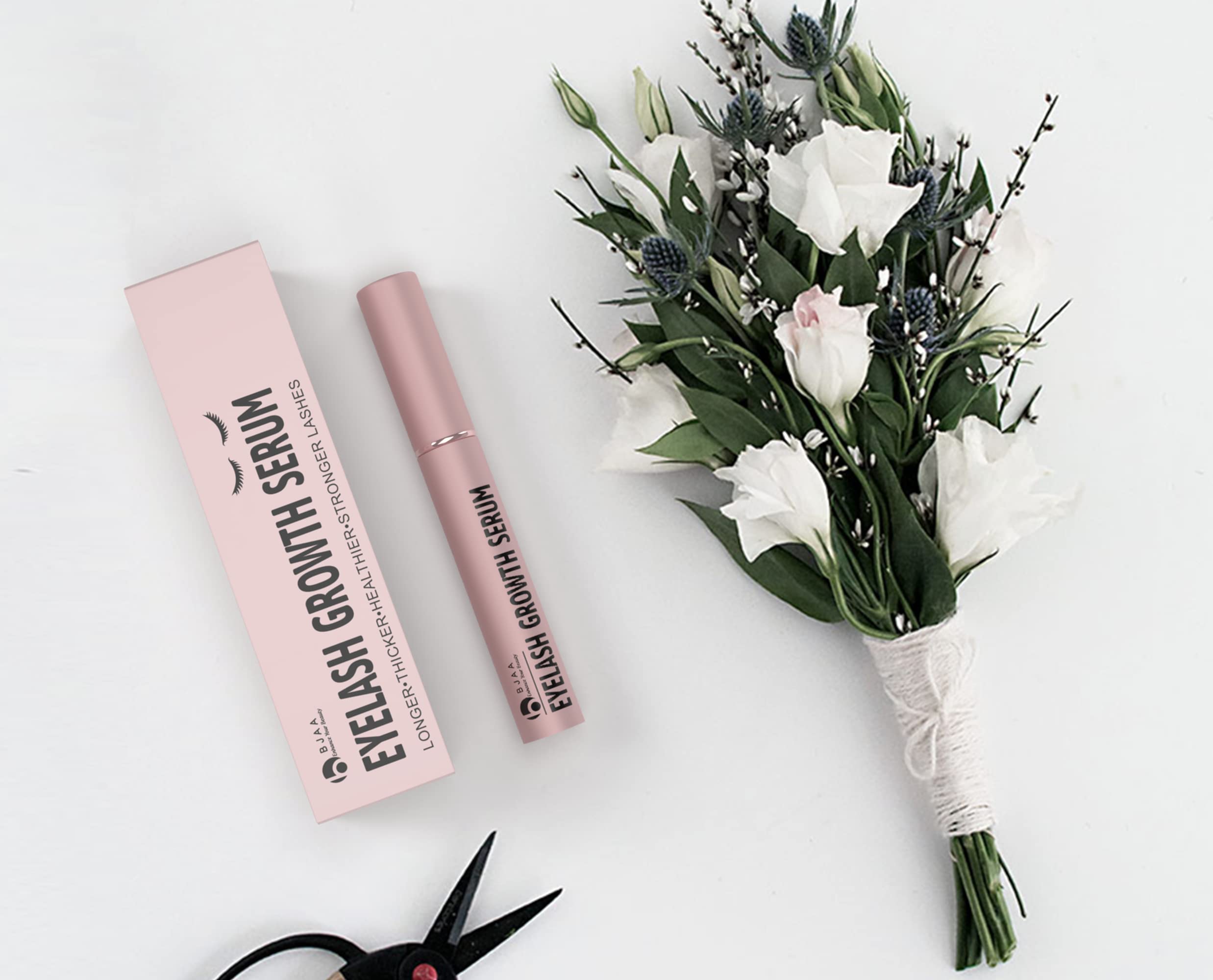 Premium Eyelash Growth Serum for Longer, Thicker Lashes - Natural Lash Enhancer with Biotin & Keratin - 3ml Mascara Tube for Easy Application - Perfect for Daily Use & Special Occasions