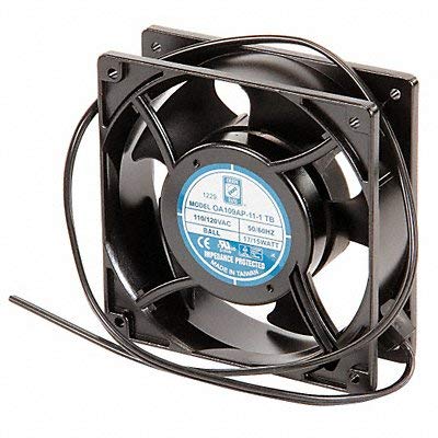 High CFM 4 Inch Axial Fan - 115V, 100CFM for Cooling Electronics, HVAC, and Ventilation Systems