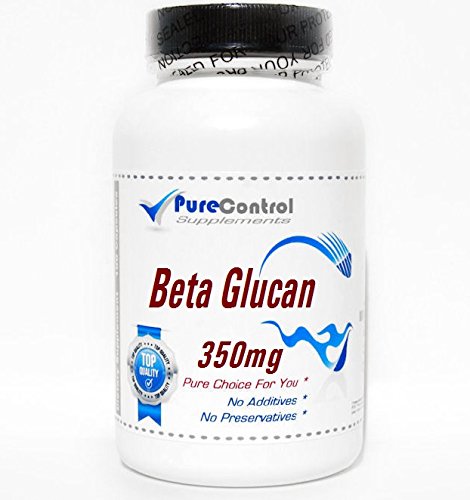 Pure Beta Glucan 350mg - 90 Capsules | Immune Support Supplement by PureControl | Daily Wellness & Immune Booster for Adults