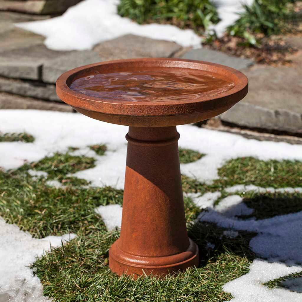 Campania International Sunbury Birdbath - Outdoor Garden Decoration for Birds, Durable Stone Resin Bird Bath with Classic Design - Perfect for Backyard, Patio, and Garden Decor