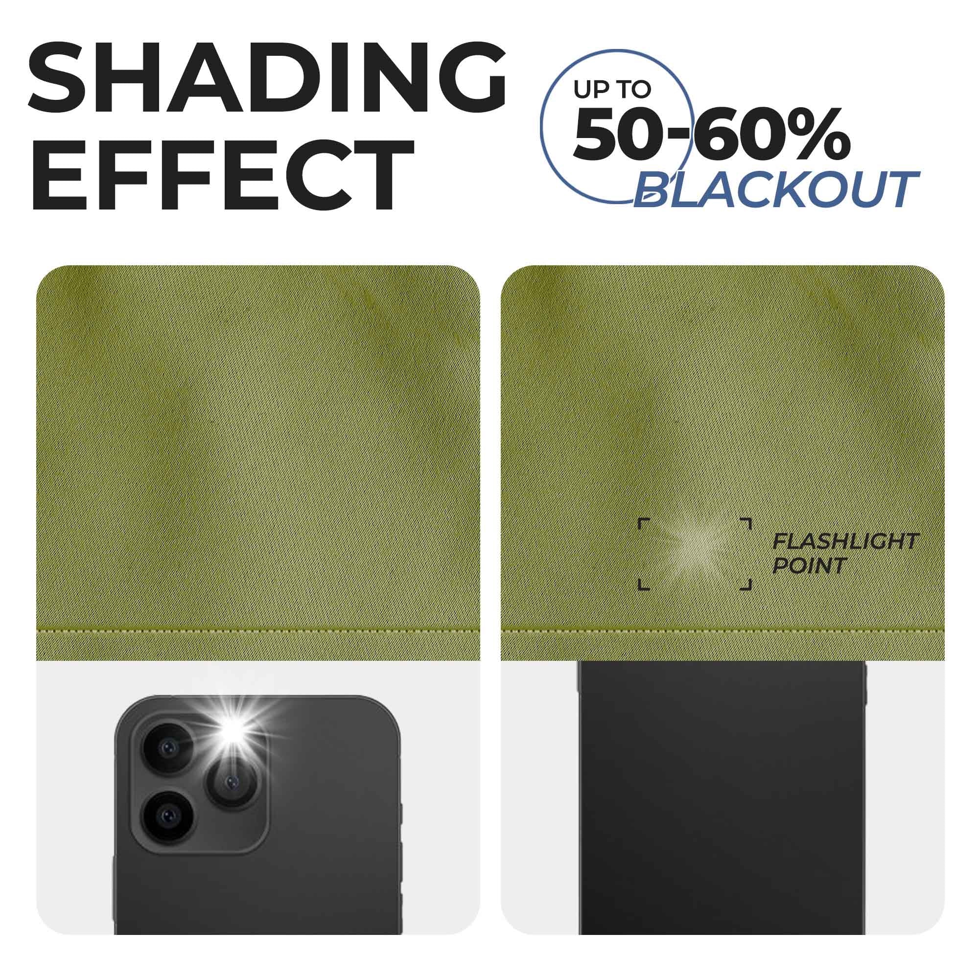 Blackout Curtains for Bedroom - Solid Classic Modern Rod Pocket Curtain Set, Thermal Insulated & Noise Reducing, Perfect for Home, Office, and Nursery (Black)