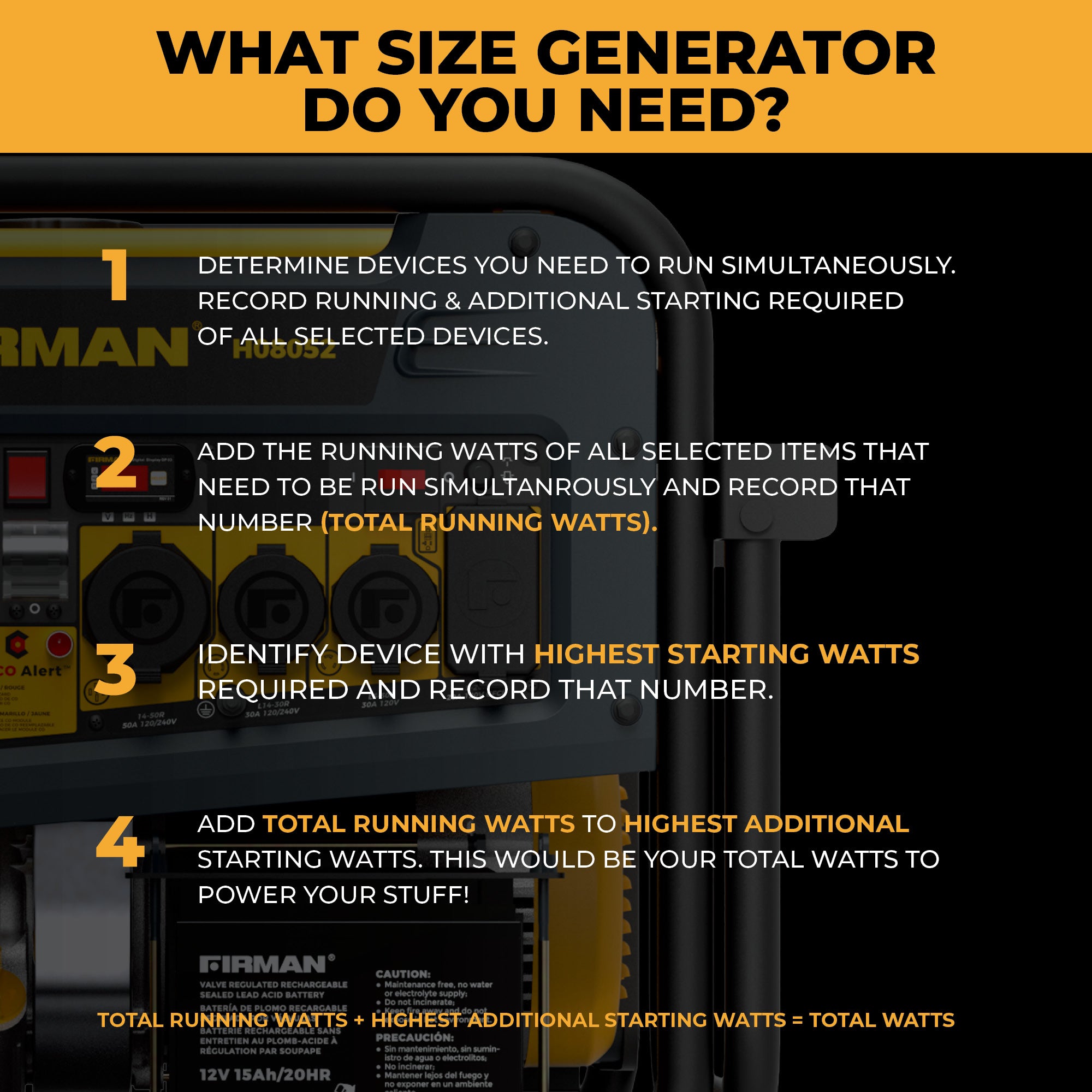 Dual Fuel Portable Generator 5700W with Electric Start - 120/240V Output for Camping, Home Backup & Outdoor Power