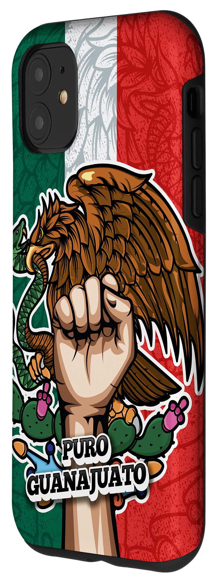 iPhone 11 Case with Guanajuato Flag Design - Durable Mexico National Pride Phone Cover for Protection | Perfect for Travel, Daily Use & Showing Mexican Heritage