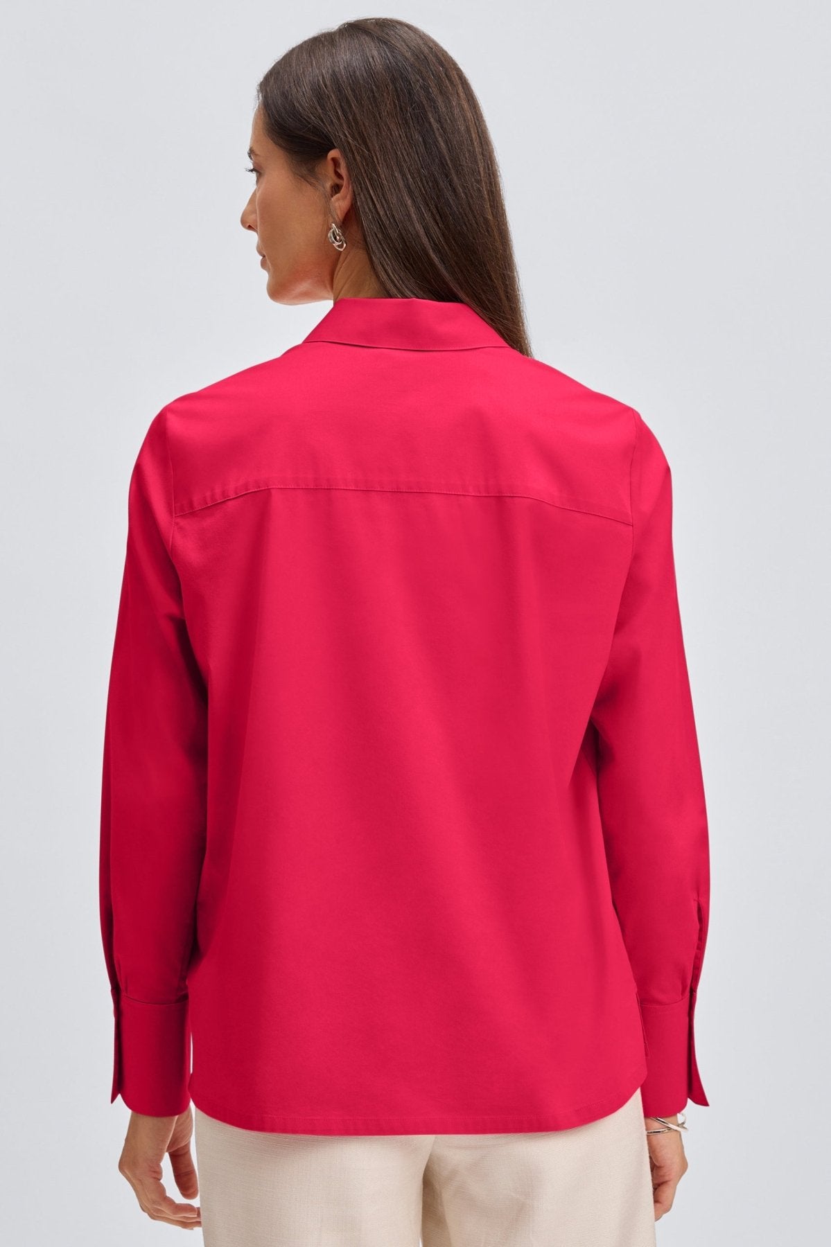 Bella Wrinkle-Free Stretch Long Sleeve Shirt for Women - Comfortable Office & Casual Wear