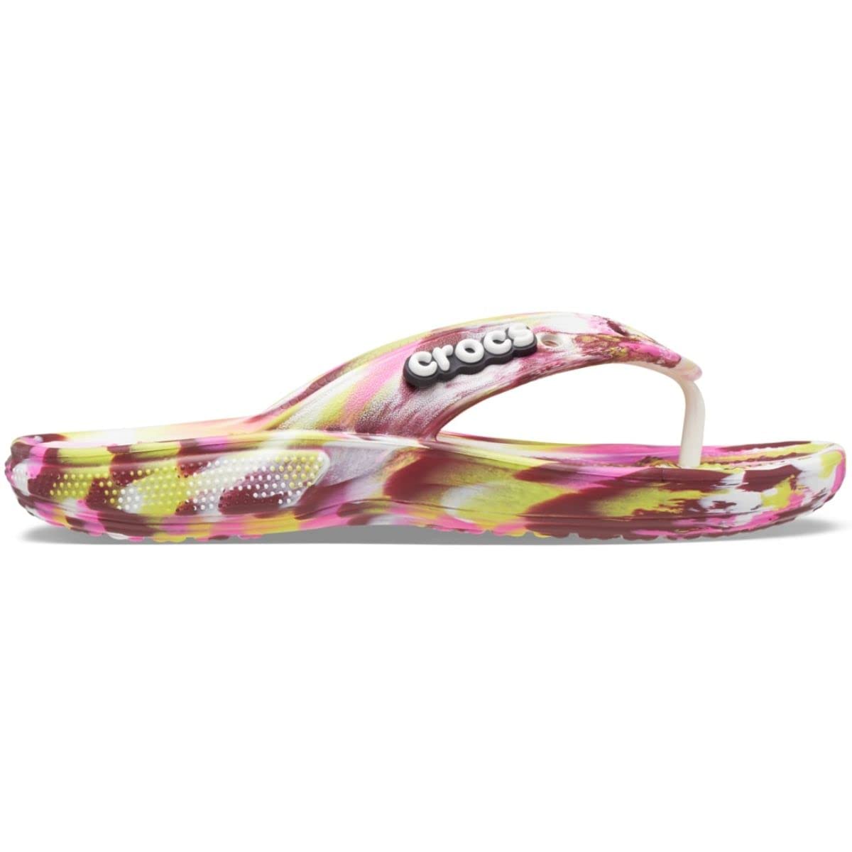 Crocs Unisex Classic Flip Flops for Men & Women - Comfortable Beach Sandals for Pool, Vacation & Summer Outdoor Activities