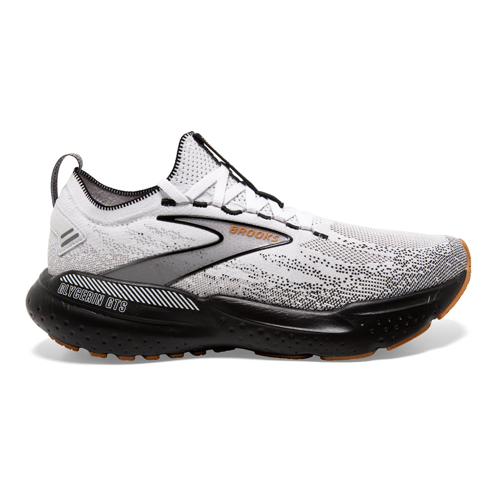 Brooks Glycerin StealthFit GTS 21 Running Shoes for Men - Premium Cushioned Support for Long Distance & Marathon Training - Perfect for Road Running, Gym Workouts & Everyday Wear