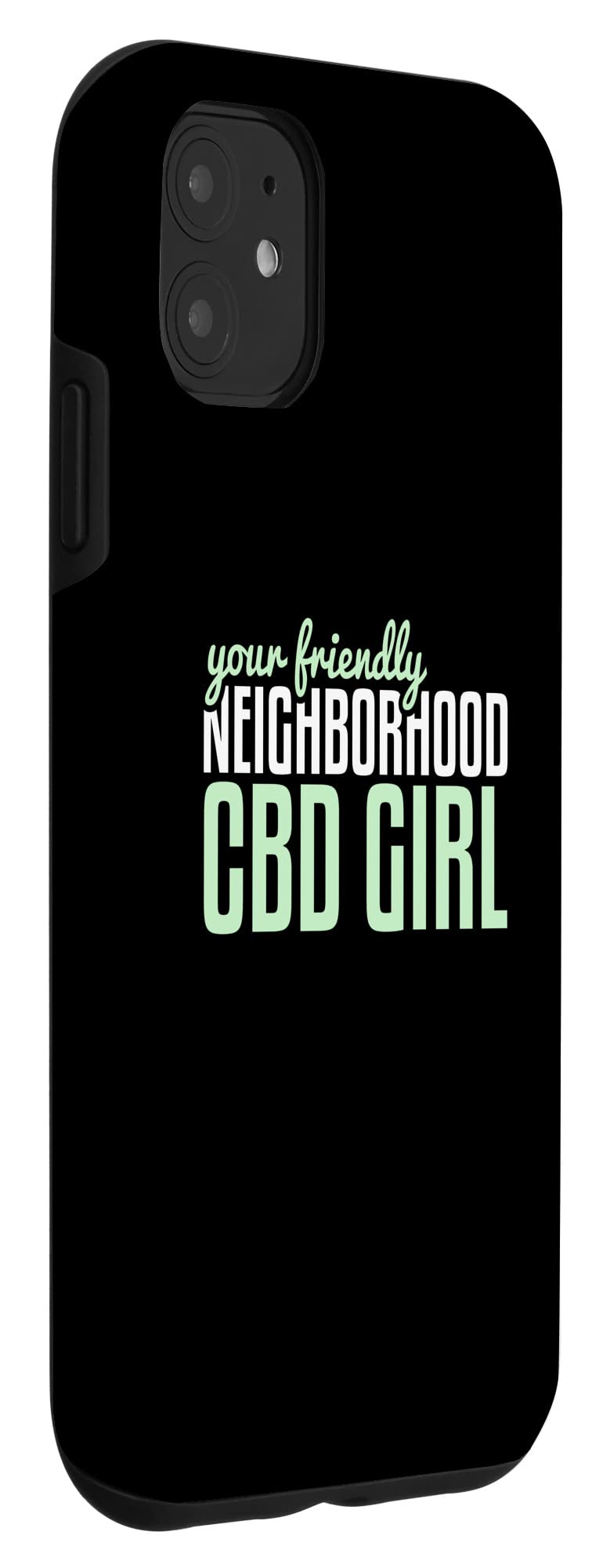 iPhone 11 Case with CBD Design - Trendy Protective Cover for Women | Perfect for Everyday Use, Work & Travel