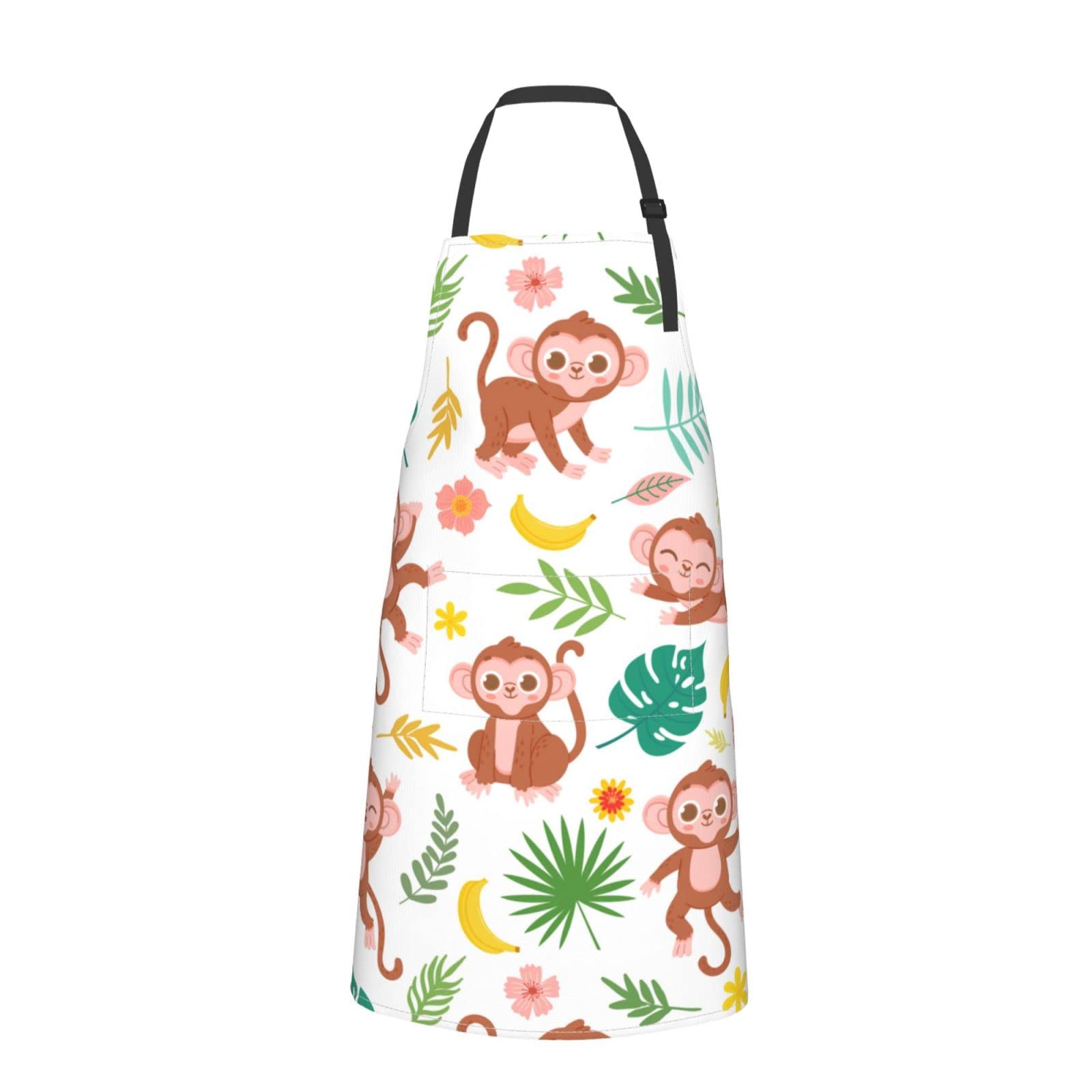 Waterproof Adjustable Apron with Pockets for Kitchen, Painting & Gardening