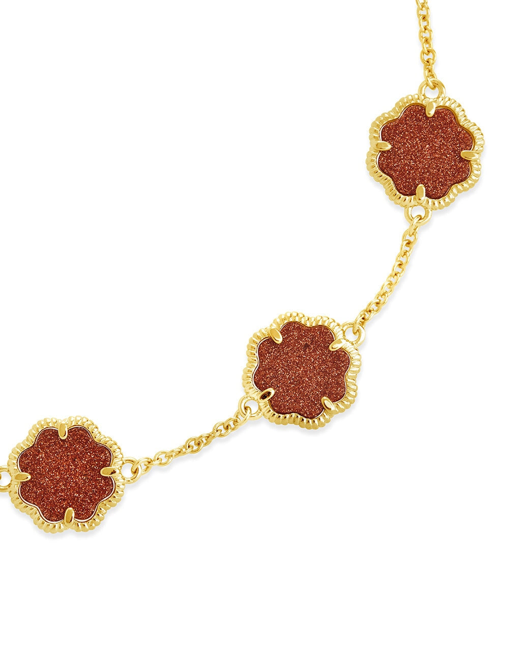 Rose Petal Station Bracelet for Women - Dainty Floral Charm Adjustable Bangle for Everyday Wear, Gift for Her, Wedding, Anniversary & Special Occasions