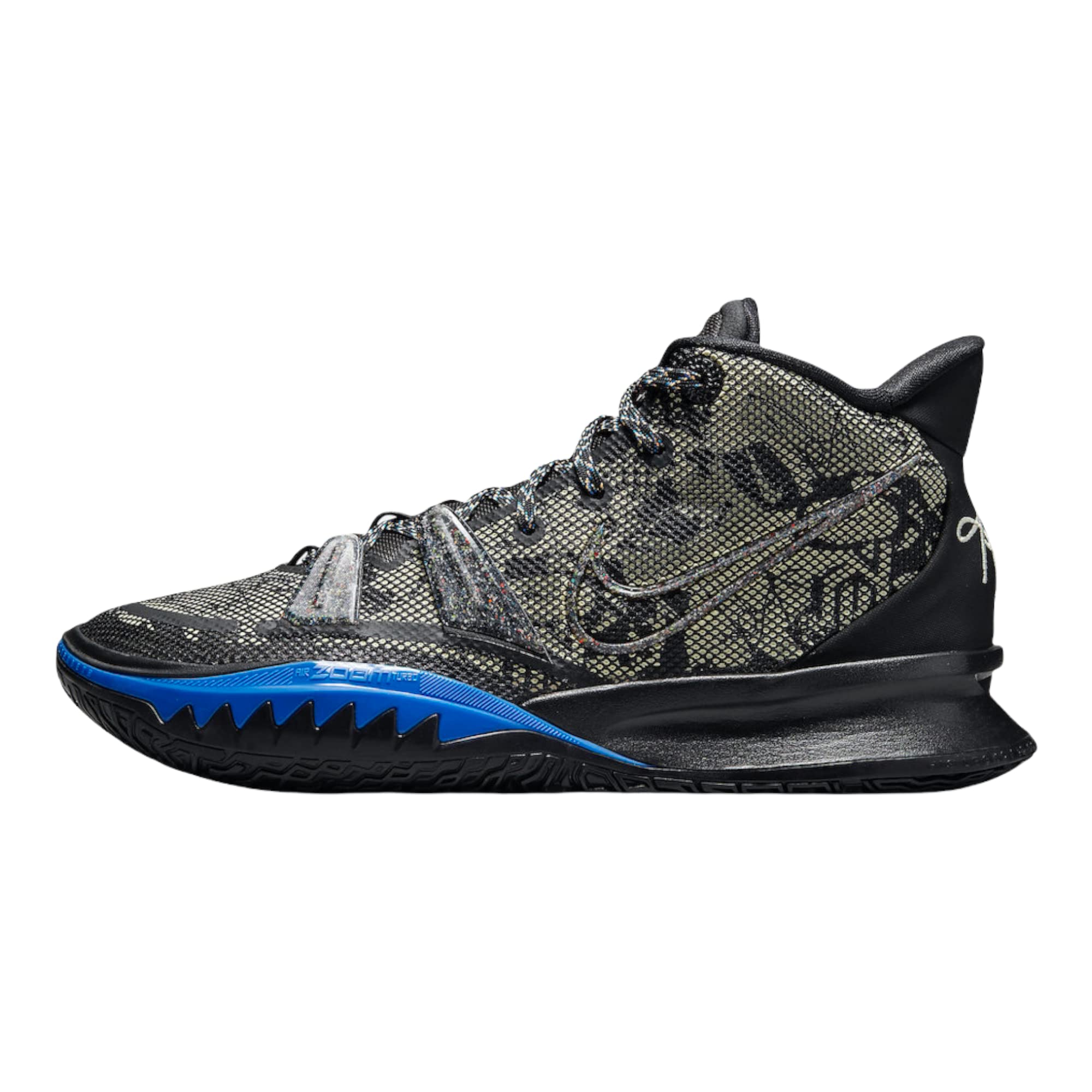 Nike Kyrie 7 Men's Basketball Shoes - Black & Blue CQ9326-007 | High-Performance Basketball Sneakers for Court Play & Streetwear