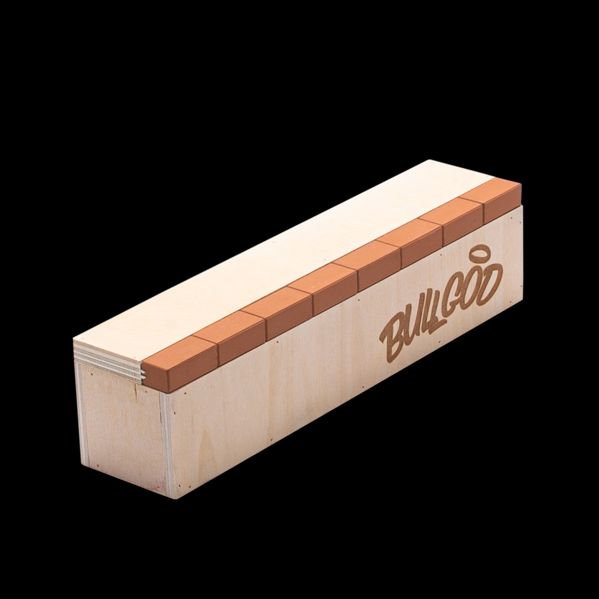 BullGod Fingerboard Ramp Brick Ledge - Professional Mini Skateboard Ramp for Finger Skateboarding - Perfect for Tricks, Stunts & Practice at Home, Office or School