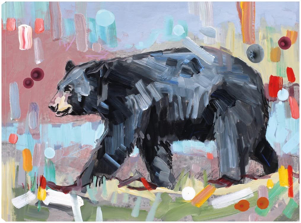 Wild Heart Canvas Wall Art - 56x42 Inch Hand-Painted Fine Art Print by Adam Swanson - Ready to Hang for Living Room, Bedroom, Office & More - Perfect for Home Decor, Gifts & Interior Design