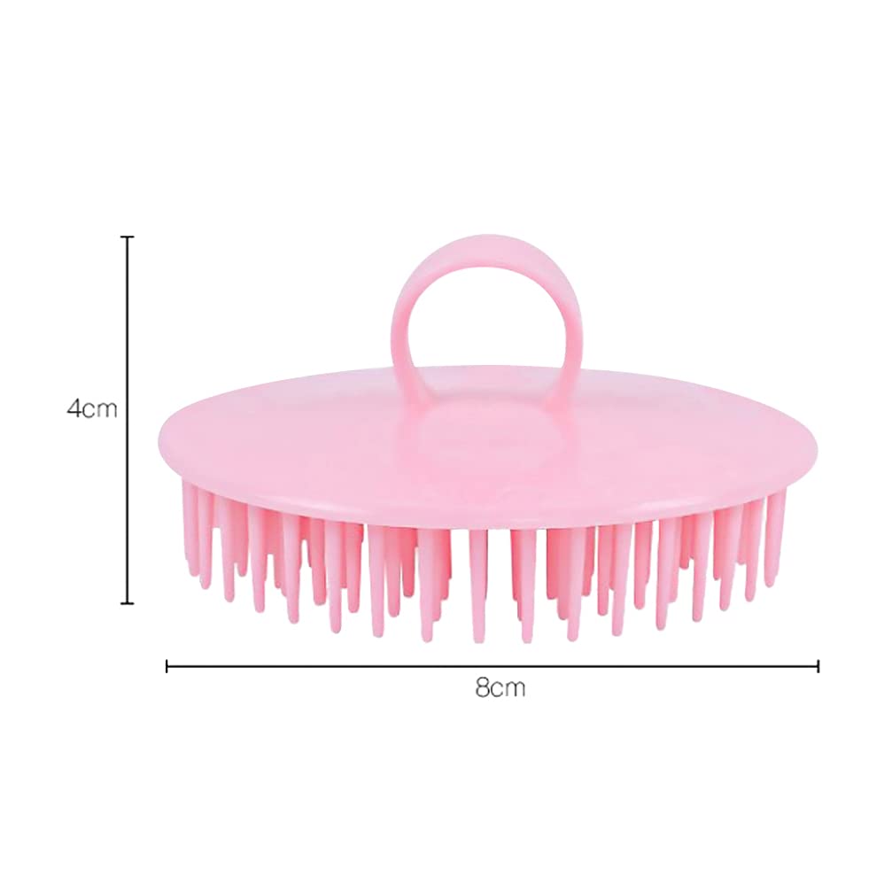 4-Piece Shampoo Brush Set - Scalp Massager & Hair Cleaning Brush for Dandruff Removal, Head Massage & Hair Washing - Perfect for Relaxation, Deep Cleansing & Improved Hair Health at Home or Salon