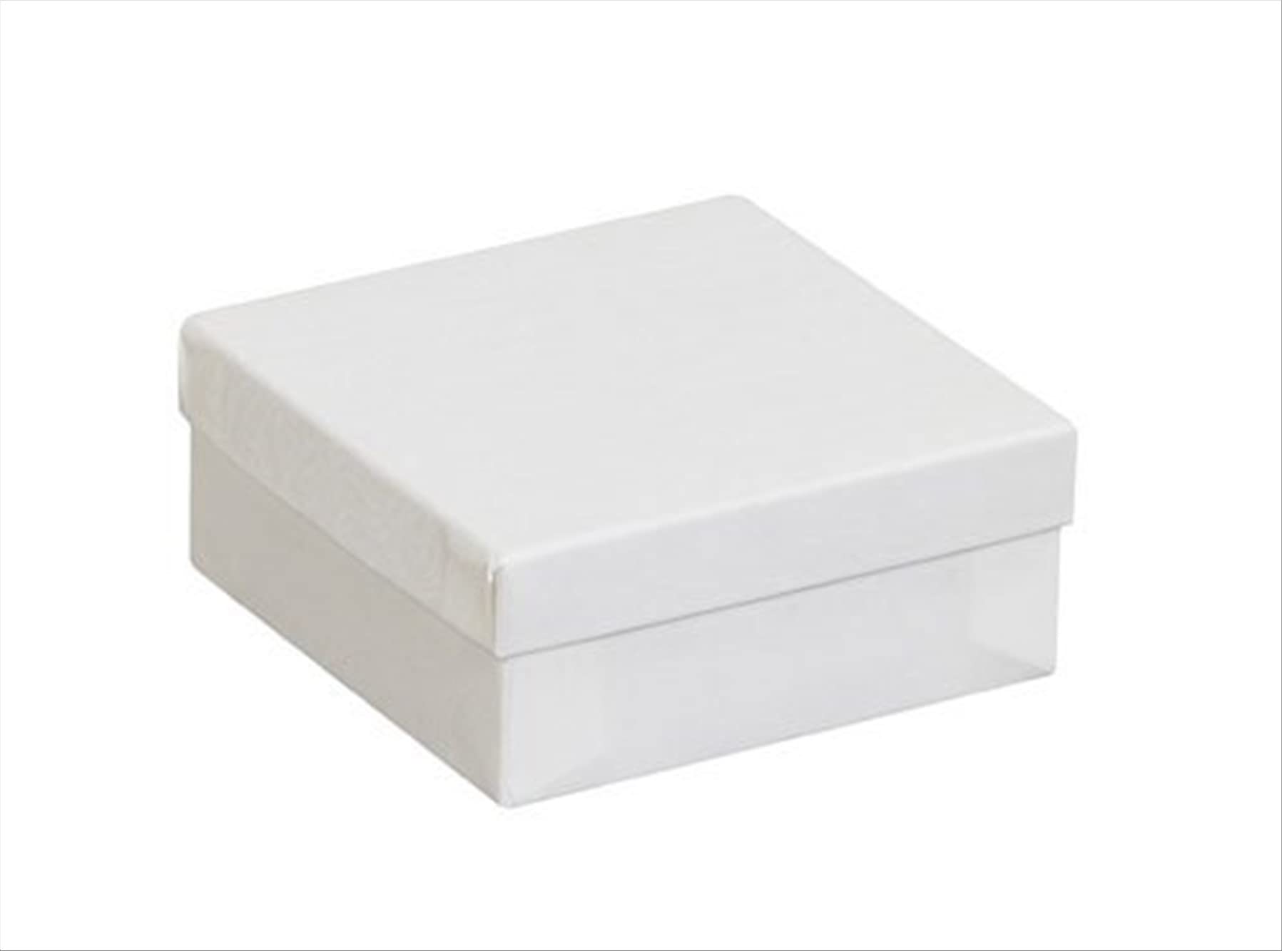 Aviditi 8x2x0.875 Inch White Jewelry Gift Boxes with Cotton Cushion - 100 Pack for Necklaces, Watches, Tennis Bracelets - Perfect for Jewelry Stores, Wedding Gifts & Luxury Packaging