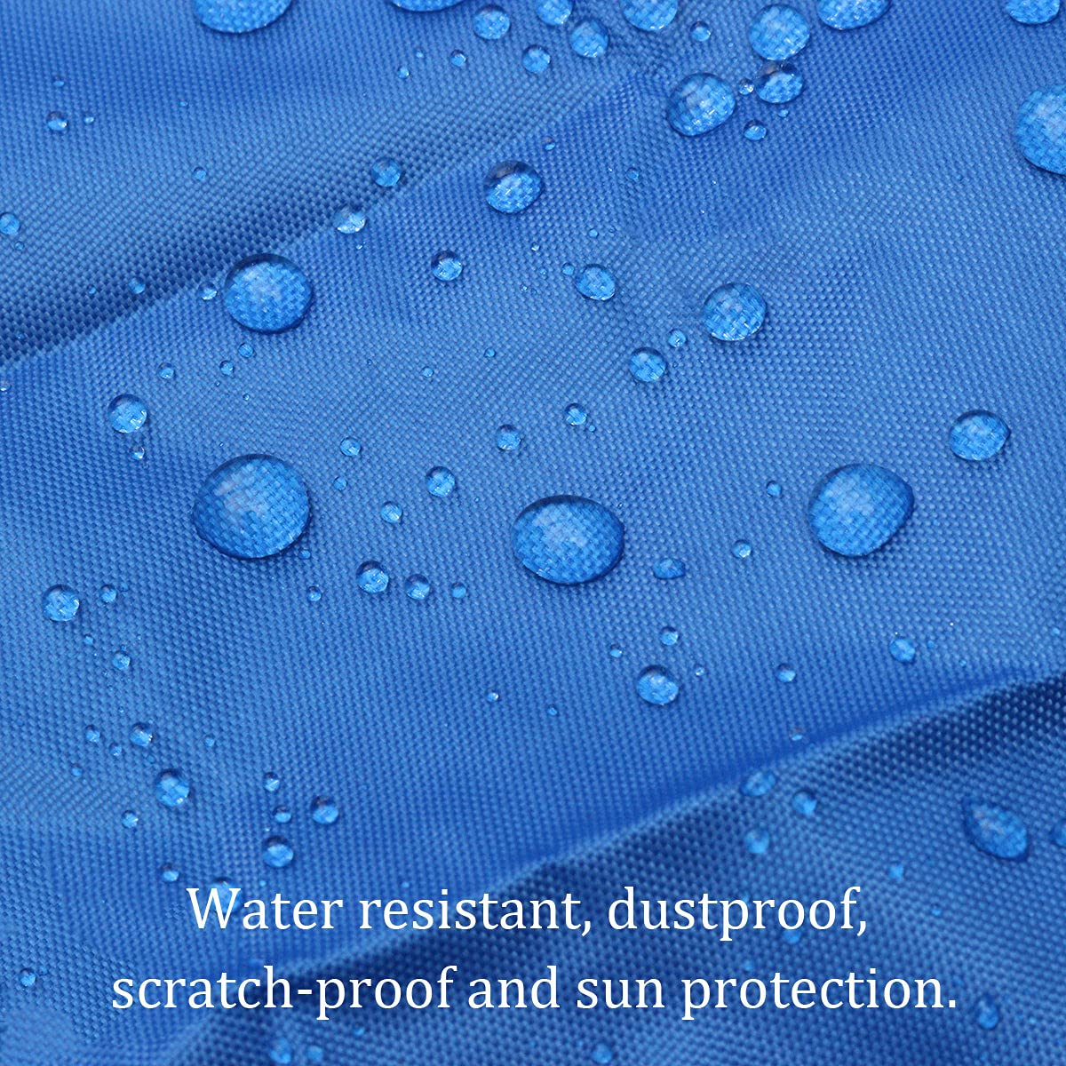 210D Oxford Fabric Waterproof Bass Boat Cover - Trailerable, Fits V-Hull, Fishing Boat & Tri-Hull (20-22FT, 700x254cm, Blue) | Durable Pro-Style Protection for Outdoor Boating & Fishing