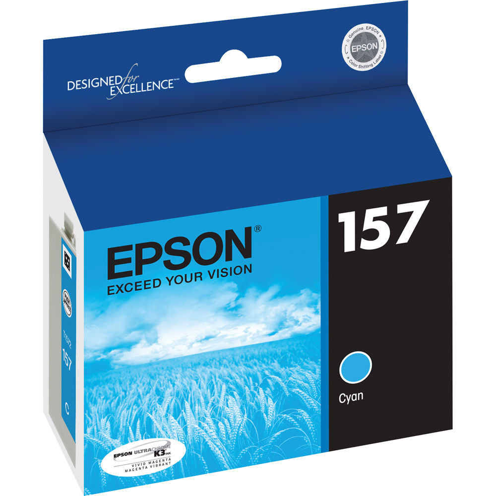 Epson T157220 R3000 Cyan Ink Cartridge (157) - High-Quality Replacement Ink for Photo Printing, Office & Home Use