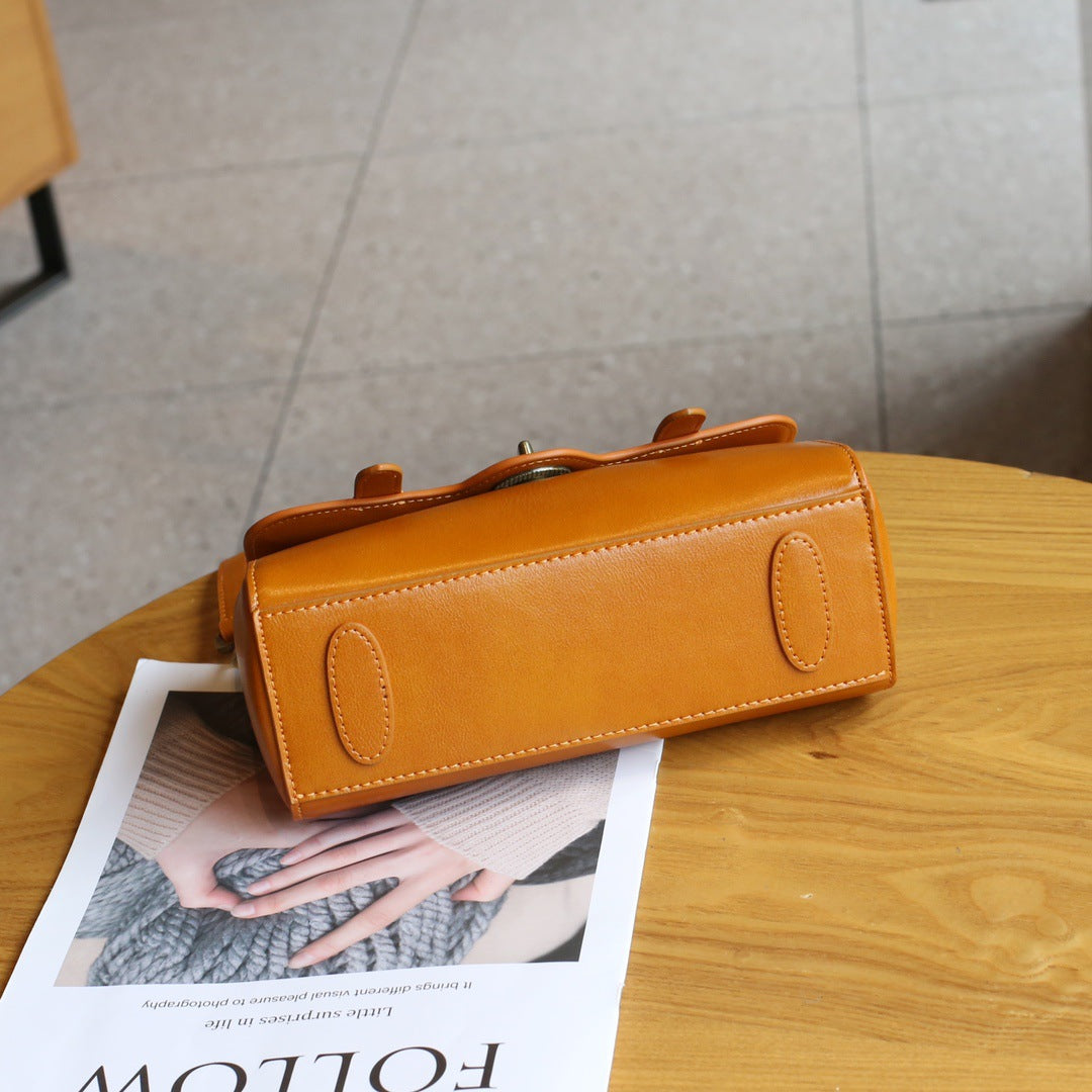 Compact Flap Handle Crossbody Bag for Women - Stylish & Lightweight Everyday Purse for Work, Travel & Shopping