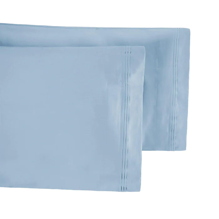 Premium 650 Thread Count Egyptian Cotton Pillowcase Set - Ultra Soft & Breathable for a Luxurious Sleep Experience | Perfect for Bedroom, Hotel, or Gift