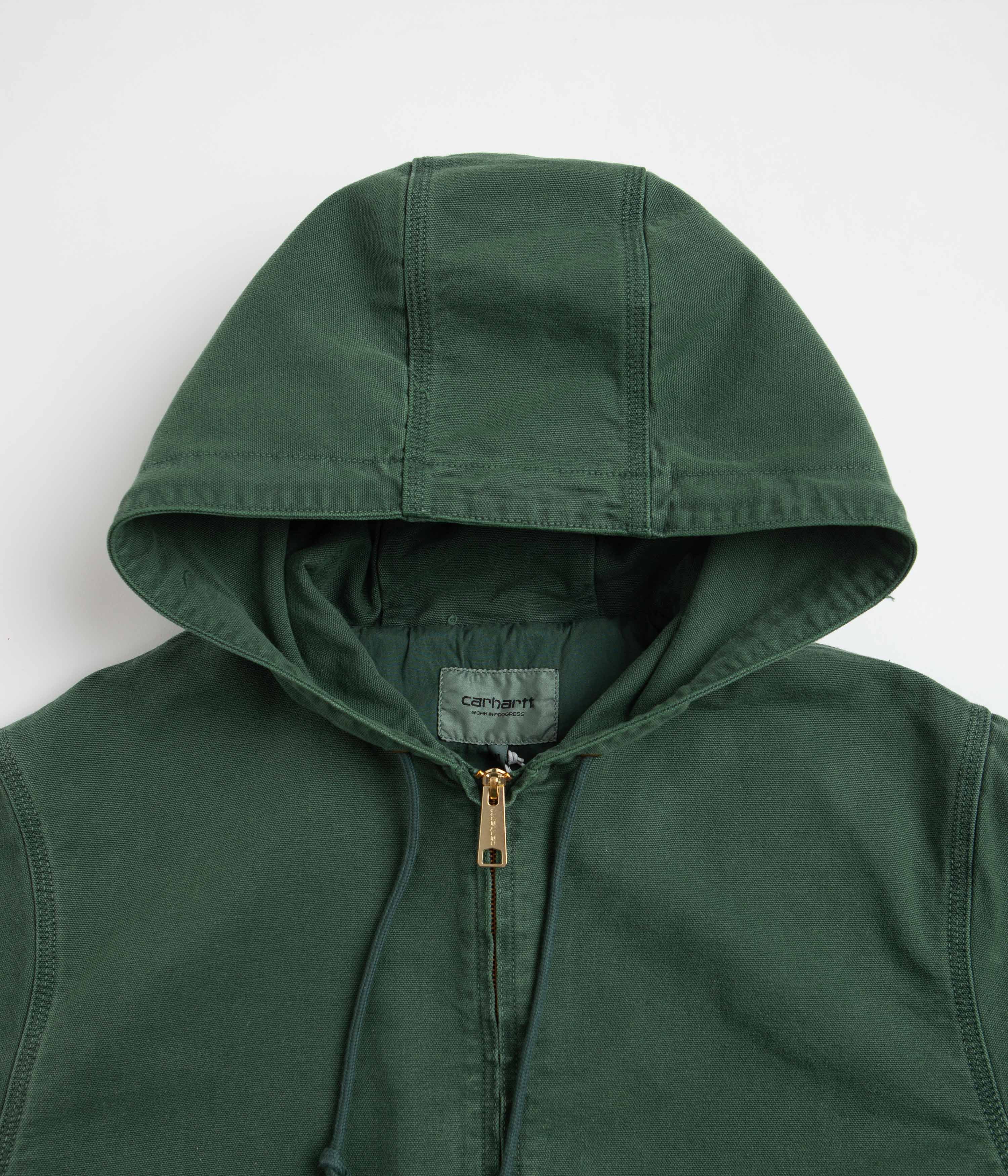 Carhartt Men's Active Jacket - Lightweight Waterproof Windbreaker for Outdoor Work & Hiking | Botanic Green