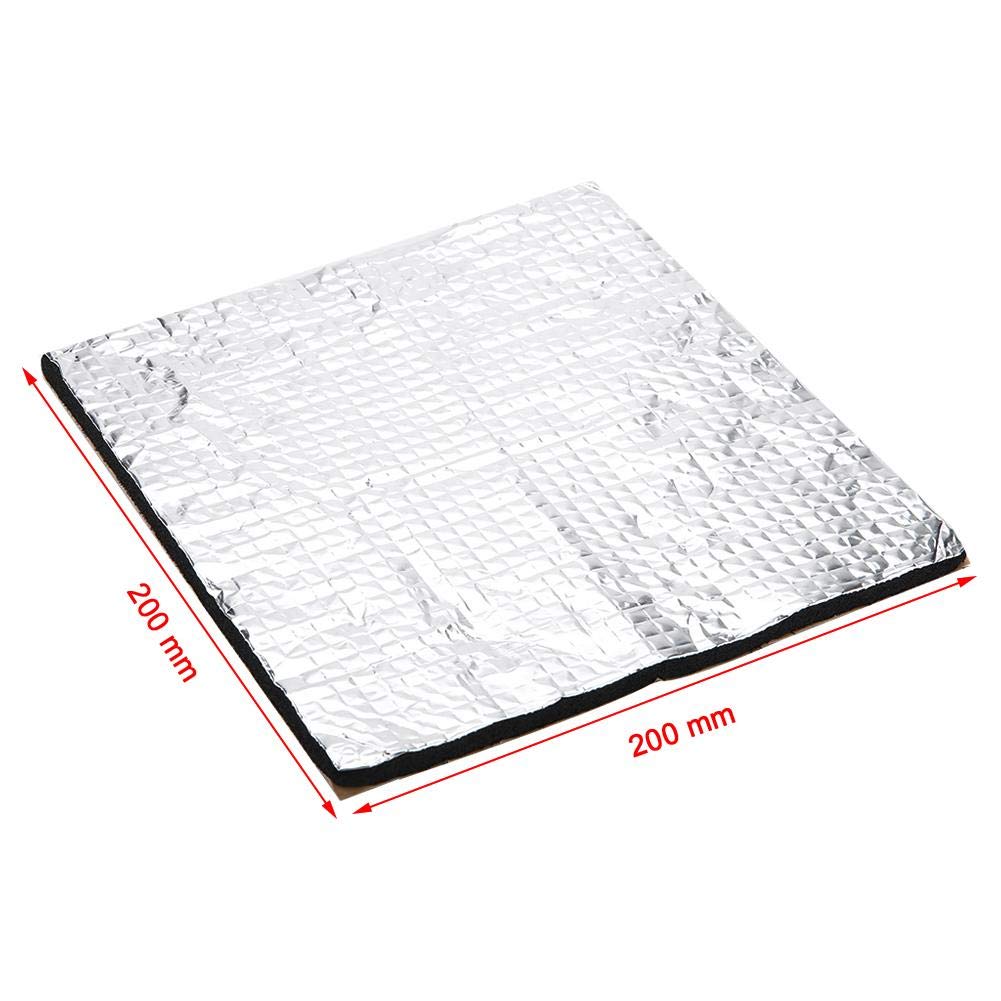 ASHATA 3D Printer Heated Bed Insulation Mat - 200x200mm Self-Adhesive, Waterproof & Heat Resistant for Creality Ender 3, Ender 5, CR-10 - Perfect for 3D Printing Workshops & DIY Projects