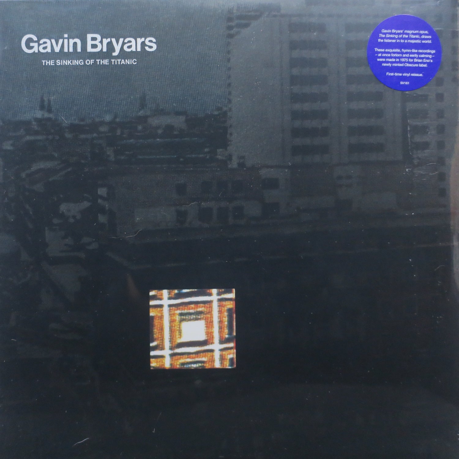 GAVIN BRYARS 'Sinking Of The Titanic' Vinyl LP Record - 1975 Ambient Minimalist Music - Perfect for Relaxation, Meditation & Vinyl Collectors
