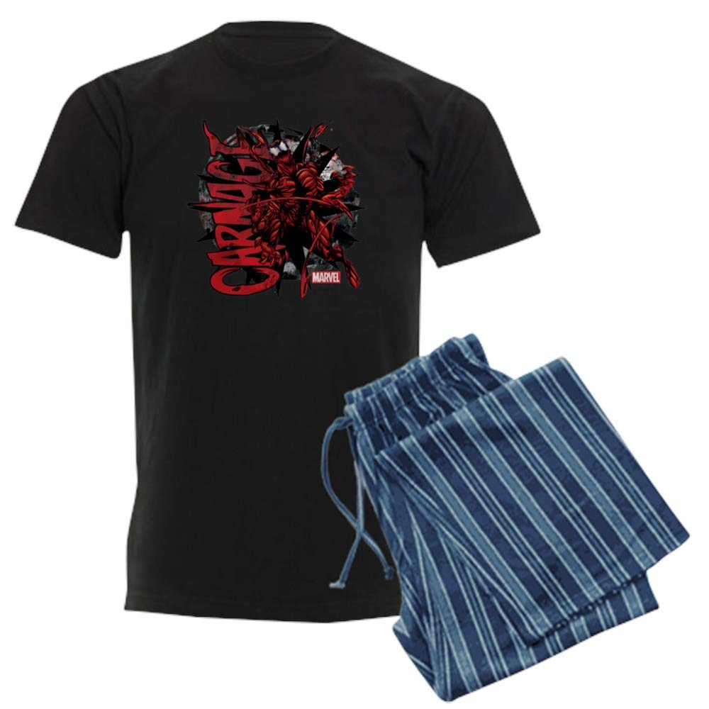 Carnage Men's Dark Pajama Set - Soft & Comfortable Sleepwear for Men - Perfect for Lounging, Sleepovers & Relaxing at Home
