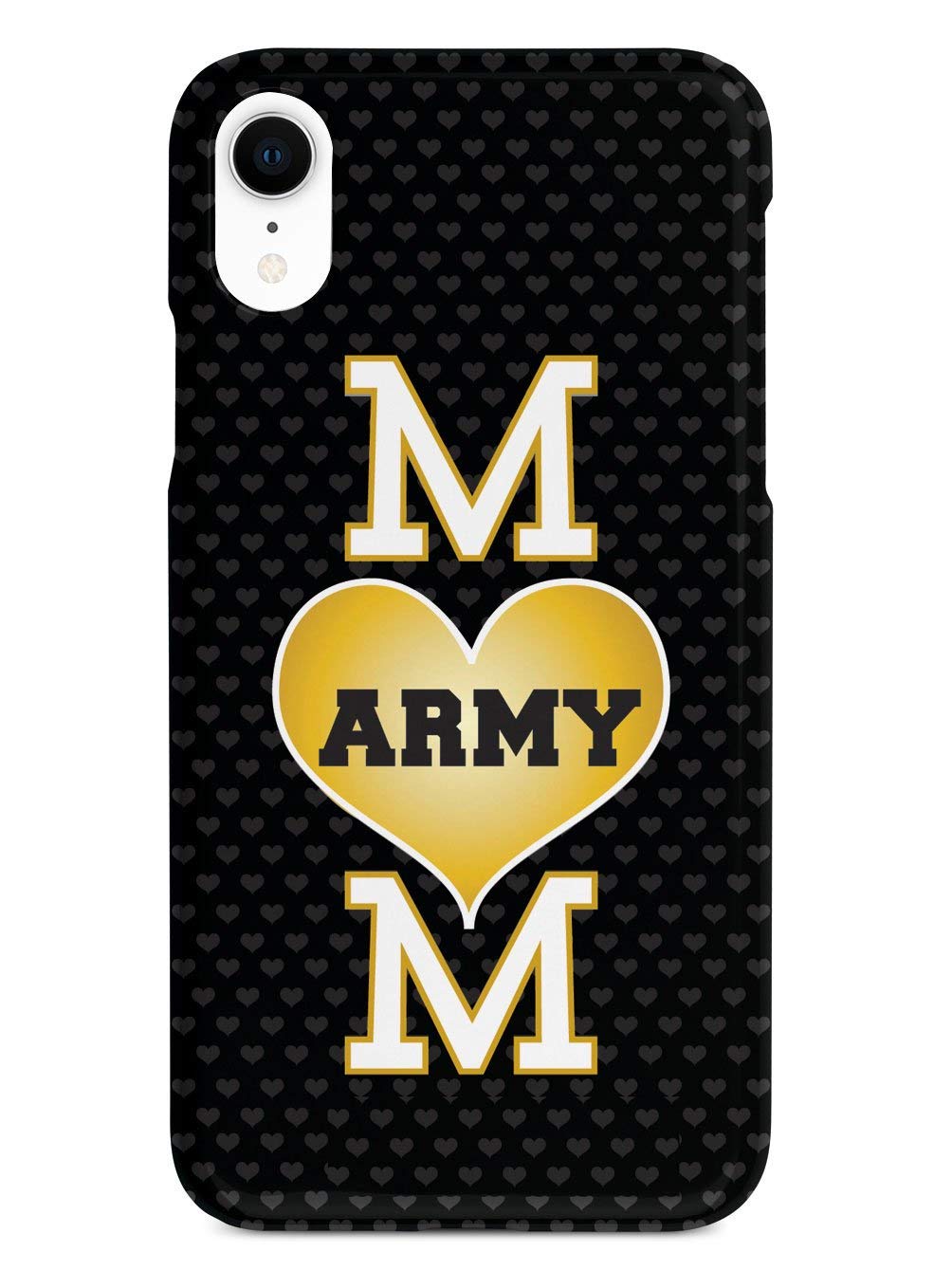 Army Mom Military iPhone XR Case - 3D Textured Protective Cover for Apple iPhone XR - Shockproof & Slim Design - Perfect for Military Families & Everyday Protection