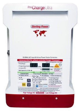 Sterling Power ProCharge Ultra 36V Marine Battery Charger - 20A Waterproof Charging System for Boats, Yachts & RVs | Perfect for Deep Cycle Batteries Onboard & Shore Power Applications