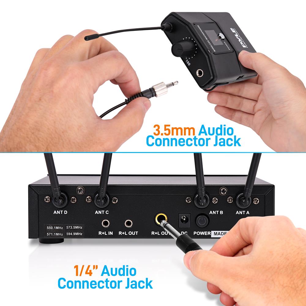 Professional Bluetooth Wireless PA Microphone System - Portable Karaoke & Public Speaking for Parties, Events & Outdoor Gatherings