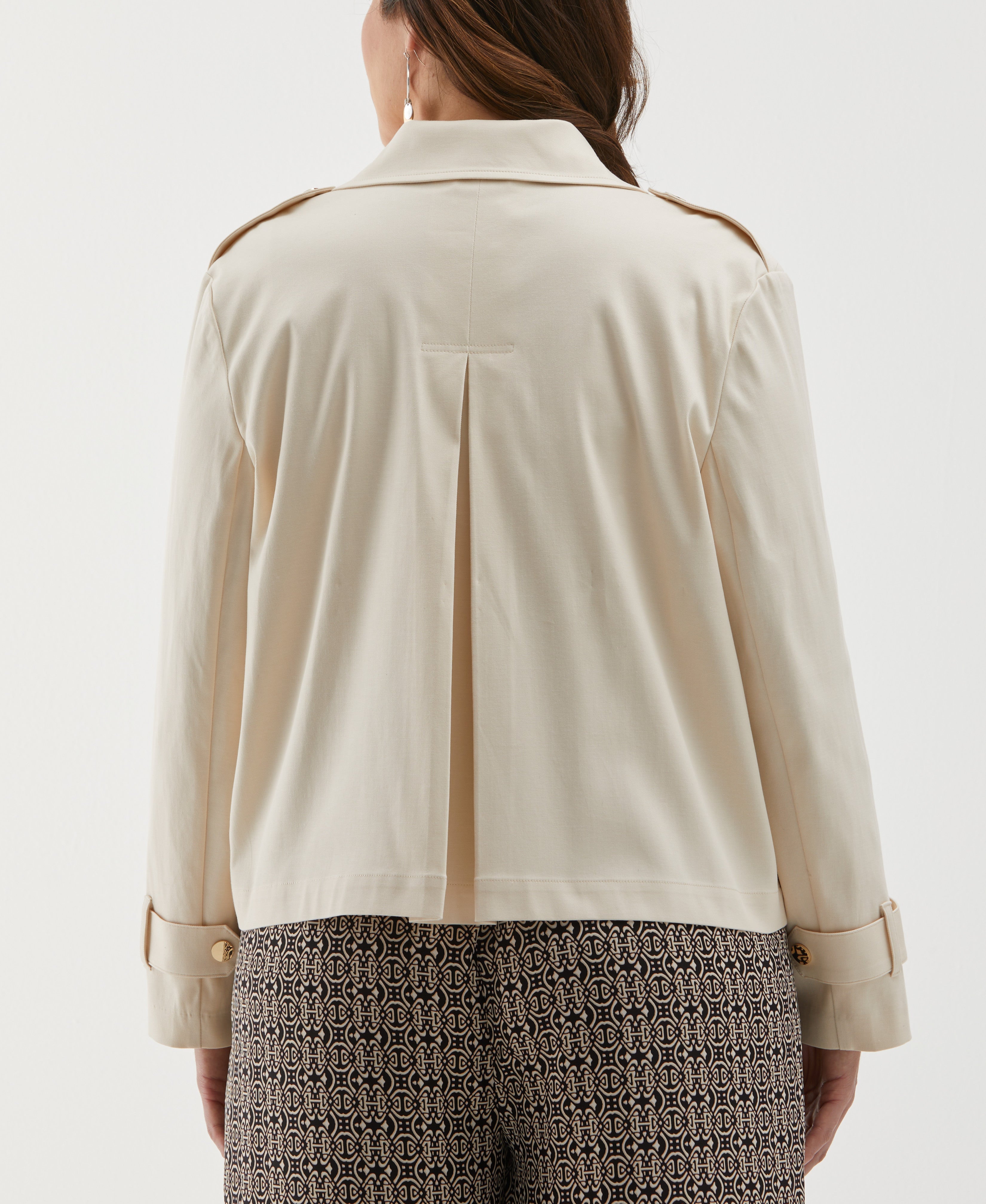 Stylish Plus Size Crop Trench Jacket for Women - Trendy Oversized Lightweight Water-Resistant Coat for Spring & Fall Fashion - Perfect for Office, Dating & Outdoor Activities