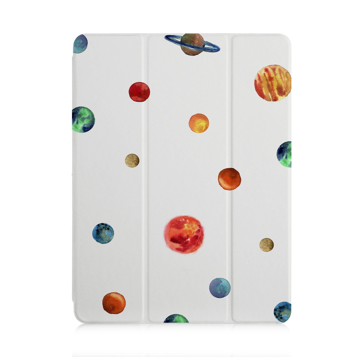 Premium iPad Trifold Case with Astronaut Space Design - Slim Protective Cover for iPad Air/Pro, Perfect for Work, Travel & School