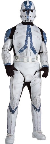 Star Wars Clone Trooper Deluxe Adult Costume - Premium Halloween Cosplay Outfit for Men | Movie-Accurate Replica for Parties, Comic Con & Role Play